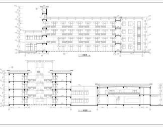 多层宿舍楼全套建筑图