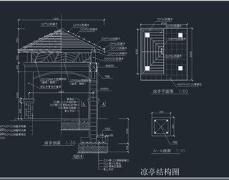 各式亭子施工图集