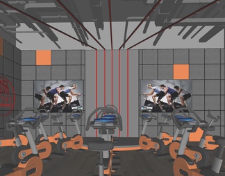动感单车健身室