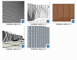 异性建筑细部组合