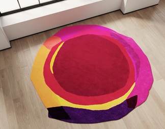 抽象异形地毯