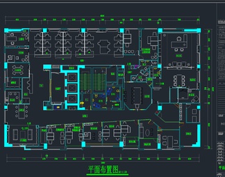 48套办公空间CAD施工图