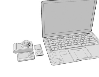 数码家电 数码相机笔记本电脑