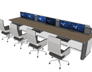 监控台 控制台 电脑桌椅