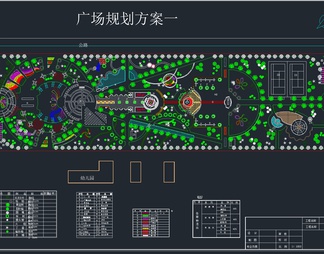 27套精品广场公园景观CAD图纸