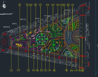 27套精品广场公园景观CAD图纸