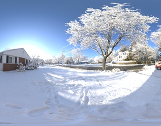 户外雪景HDR贴图