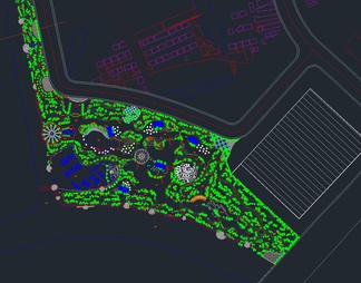 34套滨水湿地河道公园景观CAD施工图