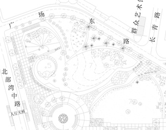 三角地块广场规划设计图