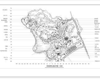 公园规划设计总平面