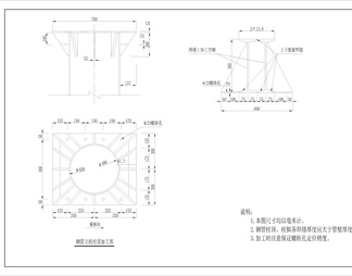 工业厂房门式架布置图