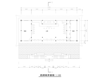 药师殿仿古建筑图