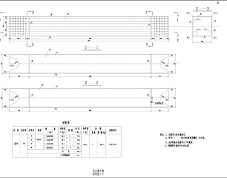 大桥杆件图详图
