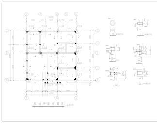 高档别墅别墅建筑结构全套图纸