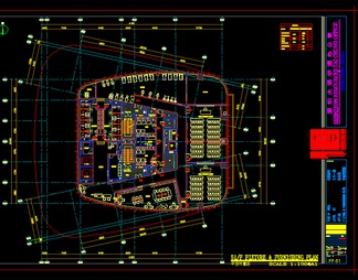 CCD郑中-深圳大涌华润办公室效果图，施工图及物料书（全套设计资料）