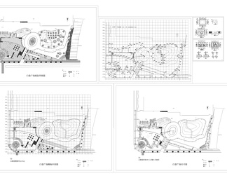 口袋公园广场公厕CAD设计图