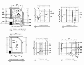 私立高端妇产医院室内施工图 医院 门诊 产科 妇产科