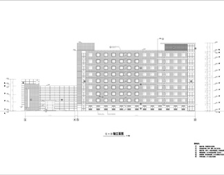 九层假日酒店全套建筑CAD图