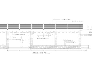 公园景观花架CAD详图