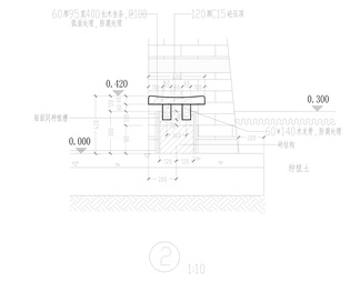 公园景观花架CAD详图