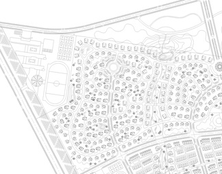 花园小区规划平面图