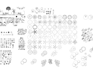 很全面的CAD植物图库