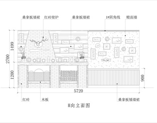 酒吧装修CAD立面图