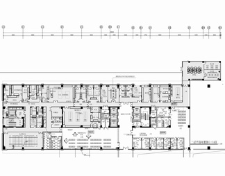 大型医院室内施工图 医院 门诊 中医院 住院部