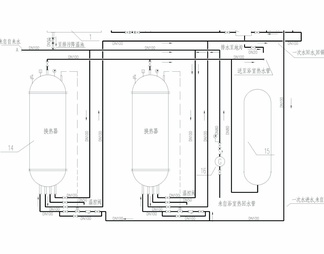 锅炉房浴室给排水CAD图