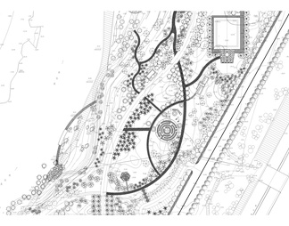 沿江公园规划平面图