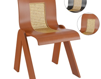 木质餐椅 单椅