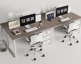 办公桌椅组合 员工办公桌 电脑桌