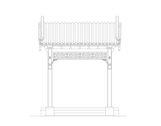 中国古建构件示例