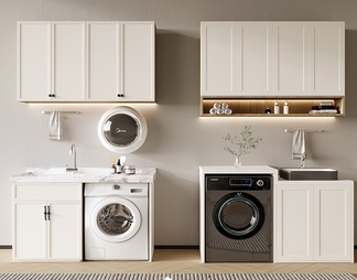 洗衣机柜 滚筒洗衣机 壁挂式洗衣机