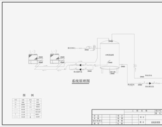 空气源热泵（产热水）系统图