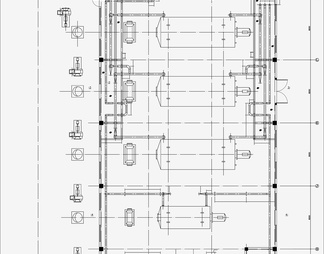 大型燃气导热油炉cad施工设计图
