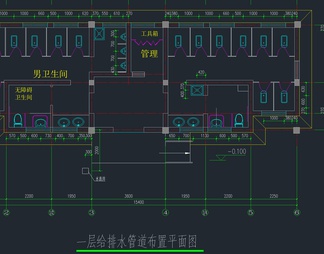 120套公共卫生间厕所CAD施工图