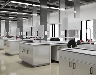 中央操作台 实验室设备 实验室器材 实验室设计