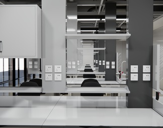 中央操作台 实验室设备 实验室器材 实验室设计