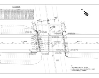 沙马路上跨桥施工图