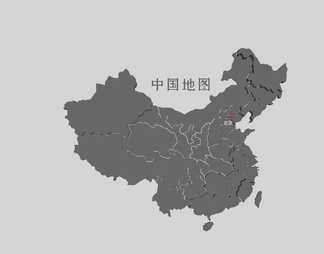 地图墙饰挂件