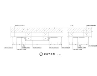 木饰面节点图