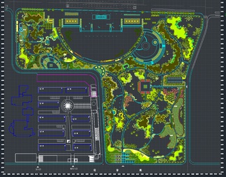 110套公园广场景观绿化设计