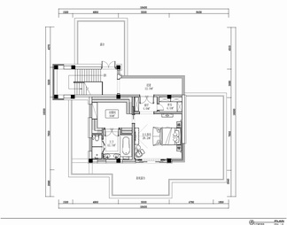 四层别墅室内施工图 家装 洋房 豪宅 私宅 样板房