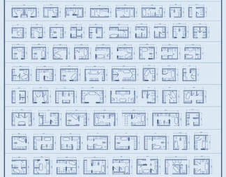 500套家装空间布局方案模块
