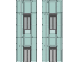 直升电梯 玻璃电梯