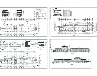 商业街CAD建筑施工图