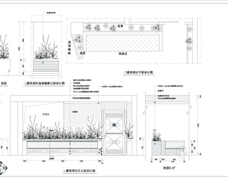 美容院的装修设计cad详图