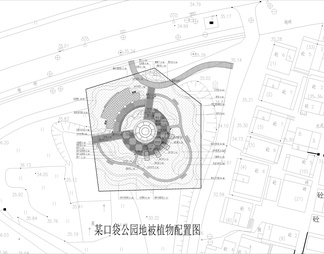 口袋公园植物配置图含苗木表