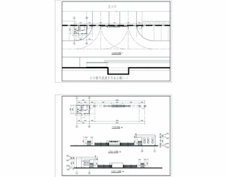 大门和门卫室详图
